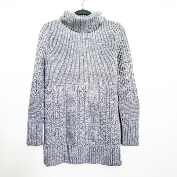Banana Republic Mixed Stitch Turtleneck Sweater S - Picture 2 of 4